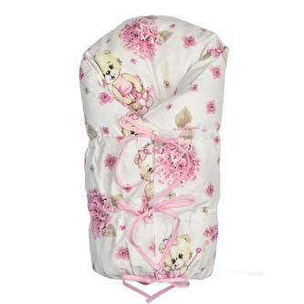 Náhradní povlak, potah bavlna na retro zavinovačku LALLY - Balerína pink