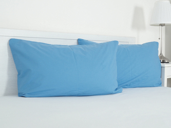 B.E.S. - Petrovice, s.r.o. Povlak na visco polštář bavlna popelín 45x75 cm - nebeská