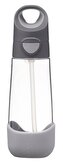 Lahev na pití s brčkem 600 ml - graphite