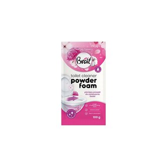 Brait wc pěnící čistící prášek cotton flower 100 ml