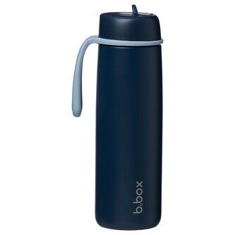 Nerezová termolahev s brčkem 690 ml - midnight