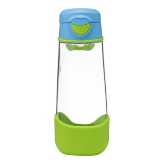 Sport lahev na pití 600 ml - modrá/zelená