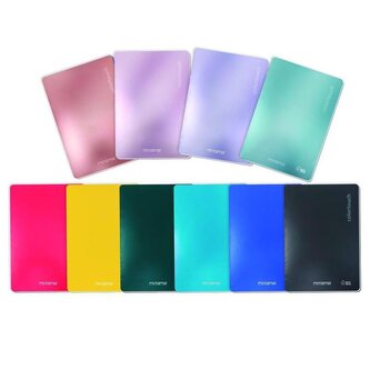 Sešit "Color Touch", A4+, čtverečkovaná, 40+2 listů, lososová, MITAMA 62013-90255