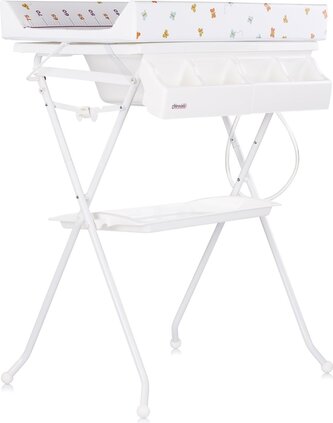 CHIPOLINO Vanička s přebalovací podložkou a stojanem Aqua Little Farm
