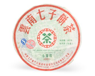 Zelený čaj China Yunnan Pu Erh Sheng Chi Tze Beng Cha 2331 - 2007 - 357 g