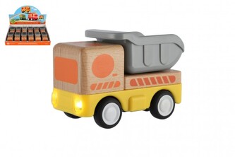 Auto nákladní dřevo na setrvačník 11cm 12ks v boxu 18m+