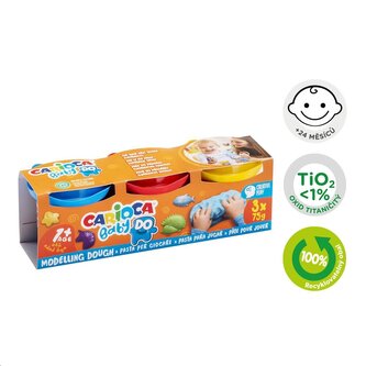 Carioca modelovací hmota Baby Do - 3×75 g Carioca modelovací hmota Baby Do - 3×75 g