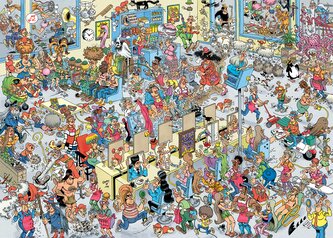 JUMBO Puzzle JvH U kadeřníka 1000 dílků