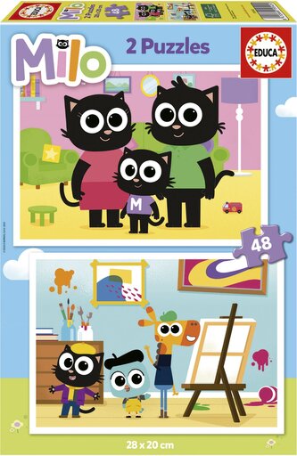 EDUCA Puzzle Milo 2x48 dílků