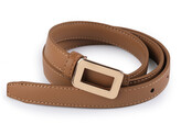 Dámský pásek šíře 13 mm, 18 mm - 1 ks - 7 (1,8 x105 cm) béžová velbloudí