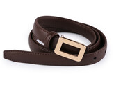 Dámský pásek šíře 13 mm, 18 mm - 1 ks - 10 (1,8 x105 cm) hnědá