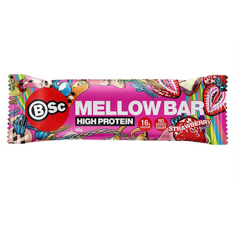 BSC Mellow Bar 50 g strawberry (jahoda)