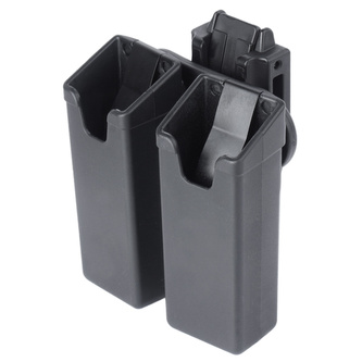ESP - Podwójna ładownica na magazynki MP5/UZI/Sa vz. 61 z montażem UBC-05 - Czarny - MH-MH-54-MP5