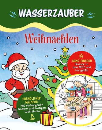 Weihnachten Wasserzauber Malbuch