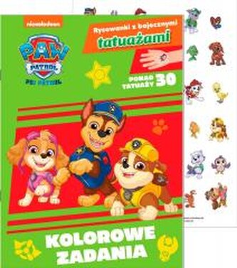 Psi Patrol. Rysowanki z bajecznymi tatuażami