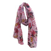 Šála lehká MINNIE MOUSE, červená