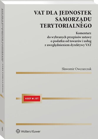 VAT dla jednostek samorządu terytorialnego. Komentarz
