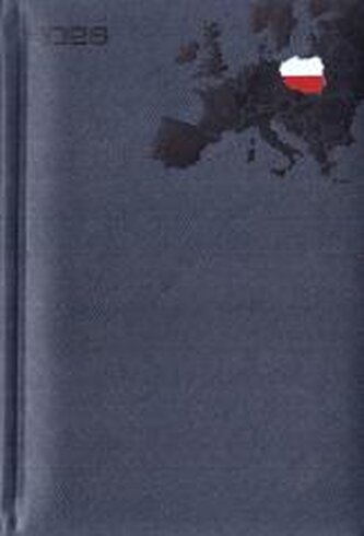 Kalendarz 2026 A5 dzienny granatowy