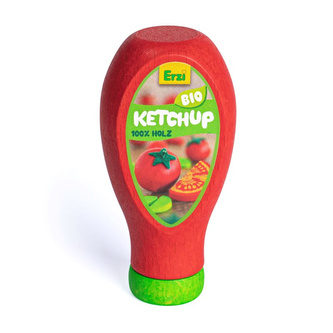Keczup w drewnianej butelce do zabawy dla dzieci Erzi Keczup w drewnianej butelce do zabawy dla dzieci Erzi