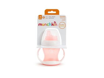 Munchkin GENTLE™ první lahvička, 118ml, 4m+, růžová