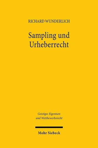 Sampling und Urheberrecht
