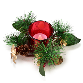 SANTA LILA Świecznik ozdobny 5,5x6,7cm wkład Led