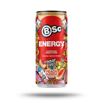 BSC Energy Drink 330 ml peach mango (broskev-mango)