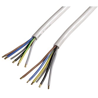 Xavax přívodní kabel pro elektrický sporák, H05VV-F 5 x 2,5 mm2, bílý, 1,5 m