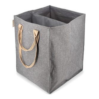 Rolser Laundry Hub Tweed duplo, koš na prádlo - taška, šedá