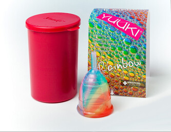 Menstruační kalíšek Yuuki 1 Rainbow classic (YU123)