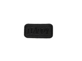 Nažehlovačka Happy - 10 ks - 11 černá