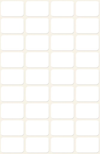 Avery Zweckform 3042 Etikety na ruční popis 18 × 12 mm, bílé