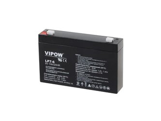 Baterie olověná 6V 7Ah VIPOW BAT0207