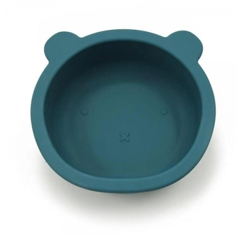 Silikonová miska s přísavkou Medvídek, průměr 12 cm - tyrkysová Silikonová miska s přísavkou Medvídek, průměr 12 cm - tyrkysová