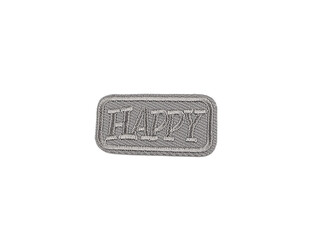 Nažehlovačka Happy - 10 ks - 8 šedá
