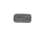 Nažehlovačka Happy - 10 ks - 9 šedá tmavá
