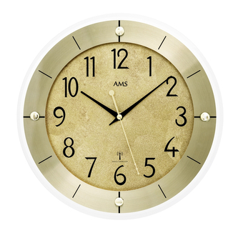 Designové nástěnné hodiny 5591 AMS řízené rádiovým signálem 31cm