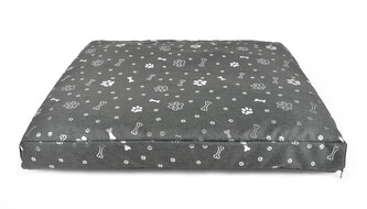 Matrace pro psy ROCKY antracitová/stříbrná L 90x65x10 cm Mybesthome
