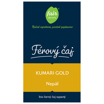 Fairobchod Bio černý čaj Kumari Gold z Nepálu sypaný, 40 g Fairobchod Bio černý čaj Kumari Gold z Nepálu sypaný, 40 g