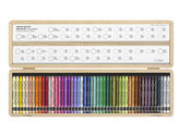 Akvarelové pastely "Neocolor II", 50-years, wooden box, 50 barev, CARAN D'ACHE 7500.950