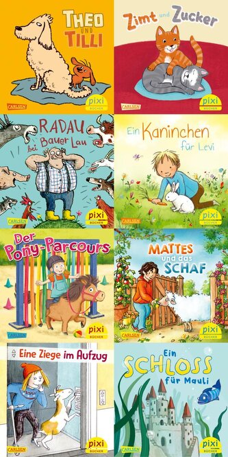 Pixi-8er-Set 306: Pixis Lieblingstiere (8x1 Exemplar)