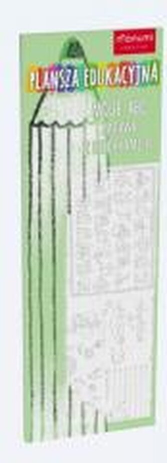 Plansza edukacyjna. Zabawa z literkami