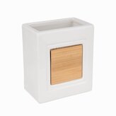 Držák zub. kartáčků dolomit/bambus