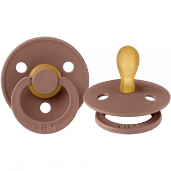 Kaučukový dudlík BIBS, 0-6 m, hnědý