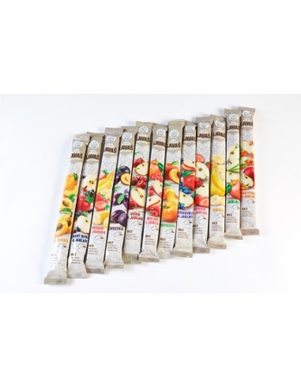 Osvěžující ovocné trubičky (Lavaš) HRUŠKA bez cukru 140g TML P0012