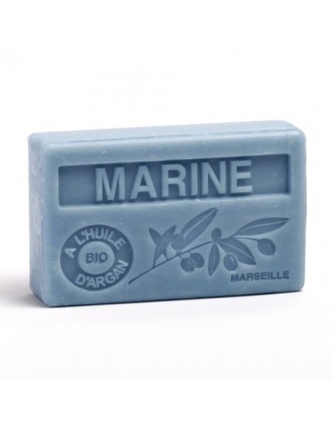 Mýdlo s bio arganovým olejem - Marine (Námořní modř) 100g TML F354