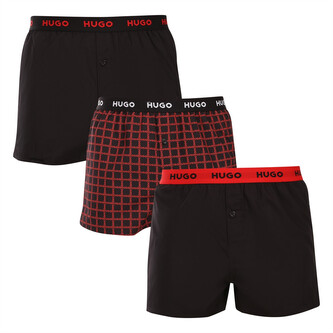 3PACK pánské trenky HUGO vícebarevné (50532565 962) XXL