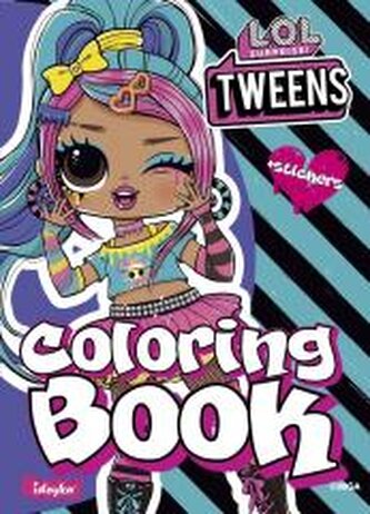 Kolorowanka z naklejkami LOL Tweens Emma Kolorowanka z naklejkami LOL Tweens Emma