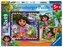 Puzzle dla dzieci 2D: Dora 3x49el