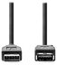 NEDIS prodlužovací kabel USB 3.2 Gen 1/ zástrčka USB-A - zásuvka USB-A/ 5 Gbps/ kulatý/ černý/ bulk/ 2m